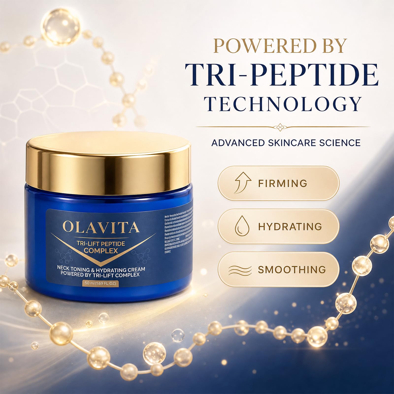 OLAVITA Tri lift Peptide Complex Cream Anti Aging Peptide - OLAVITA Official Imagery - 5