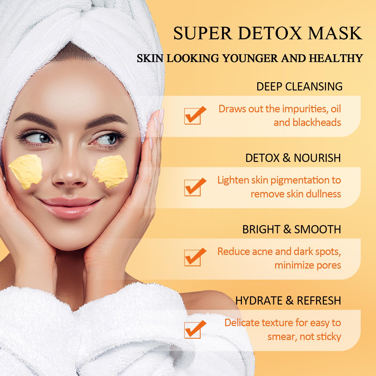 SHVYOG Turmeric Vitamin C Clay Mask with Kaolin Clay for Dull - SHVYOG