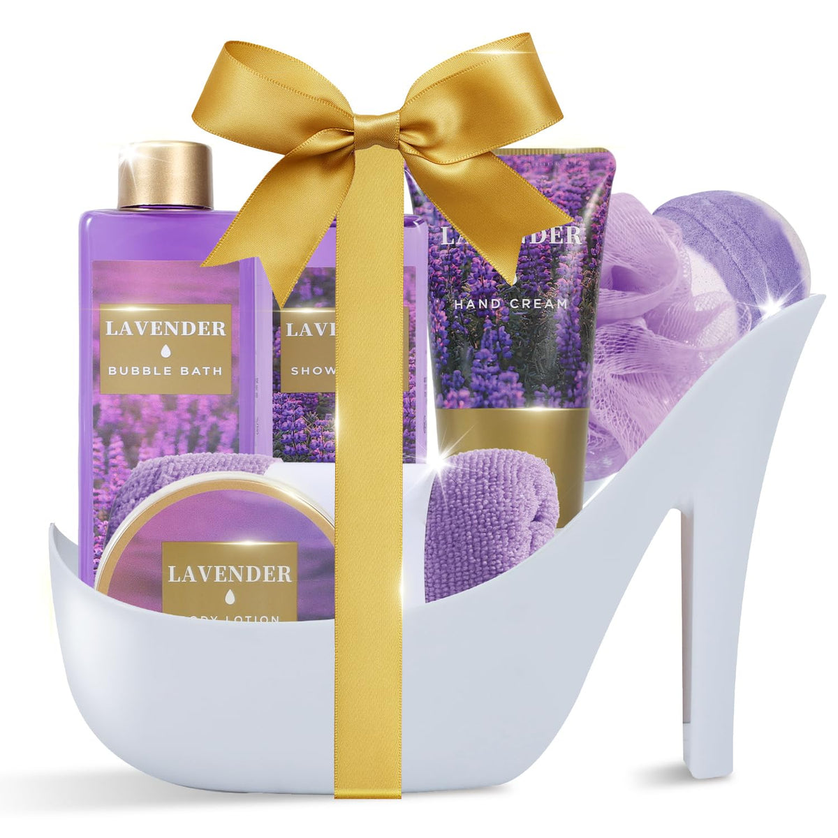 Spa Luxetique Gifts for Women 8pcs Relaxing Lavender Gift - SPA LUXETIQUE WORLD Official Imagery - 2