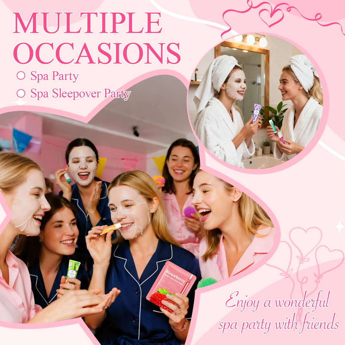 72 Pcs Bulk Gifts For Women Bulk Facial Mask Lip Balms Hand - LFENYIGI Official Imagery - 8