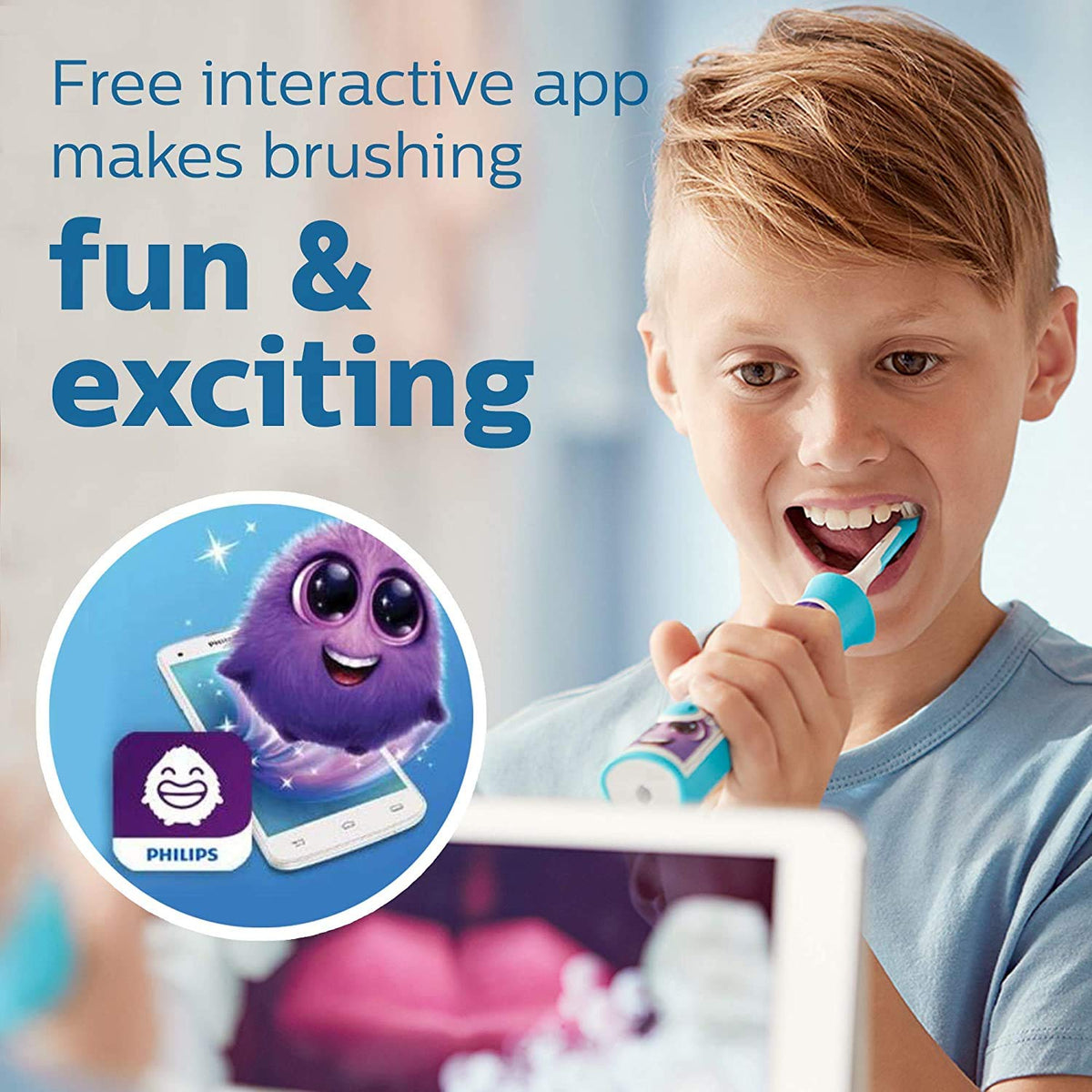 Philips Sonicare for Kids 3 Bluetooth Connected Rechargeable - Philips Sonicare Official Imagery - 4