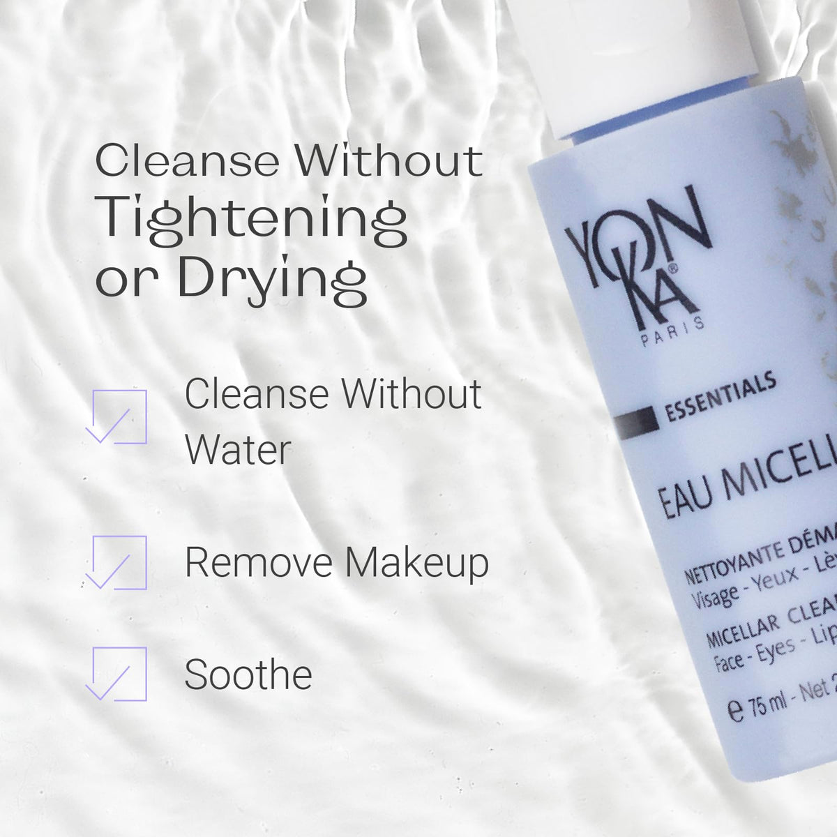 Yonka Eau Micellaire Gentle Face Wash Travel Size - Yonka Official Imagery - 3