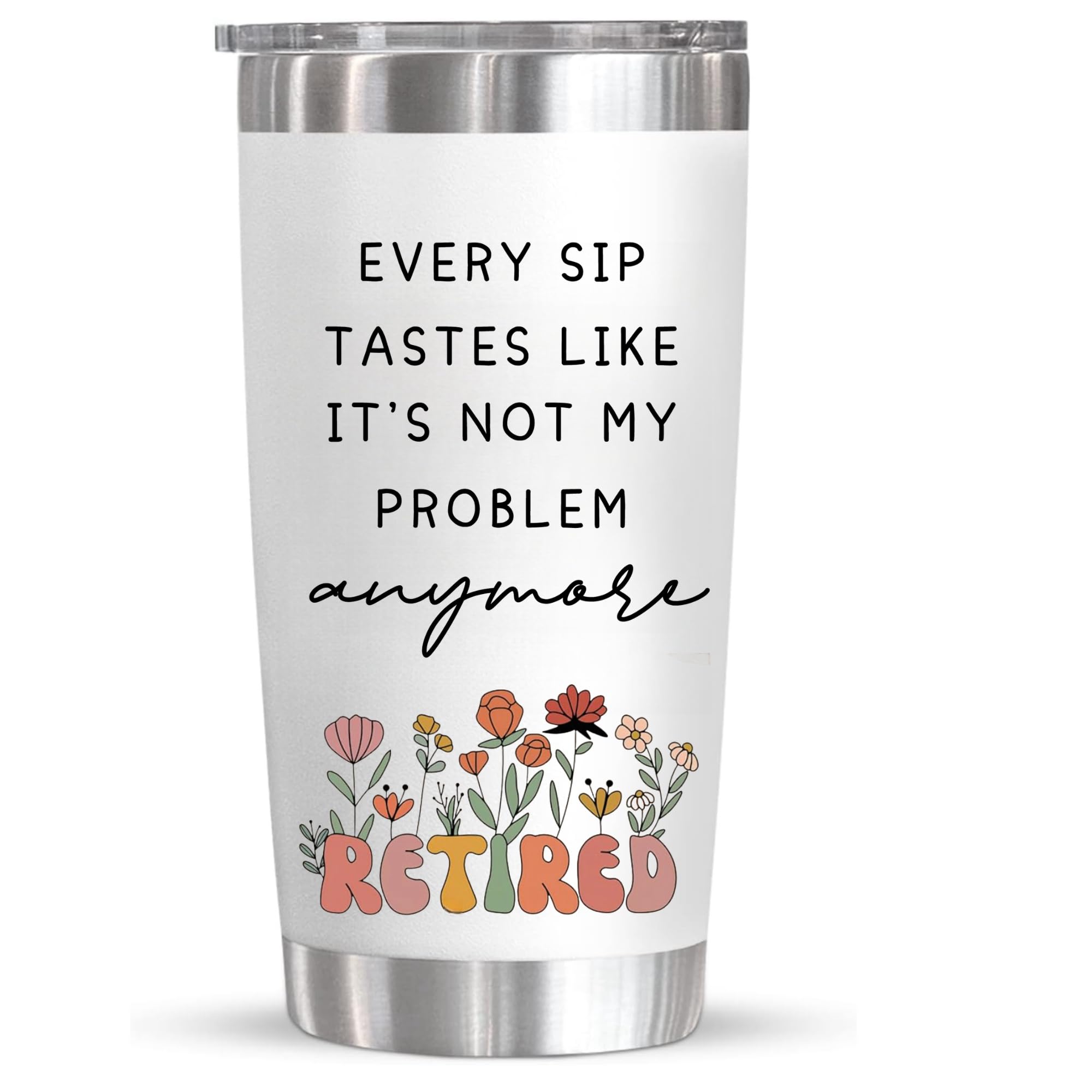 Retirement Gift Tumbler 20oz for Women & Men 2026