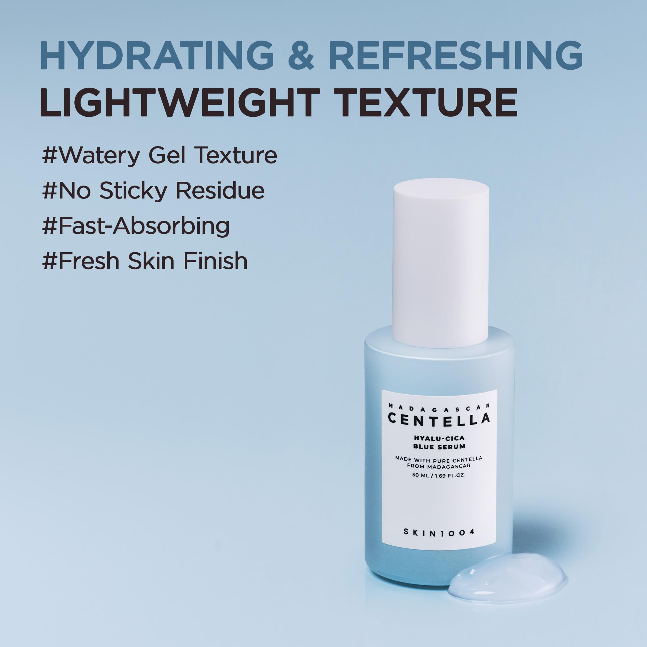 SKIN1004 Hyalu - Cica Blue Serum 1.69fl.oz & Hydrating - SKIN1004 Official Product View 5