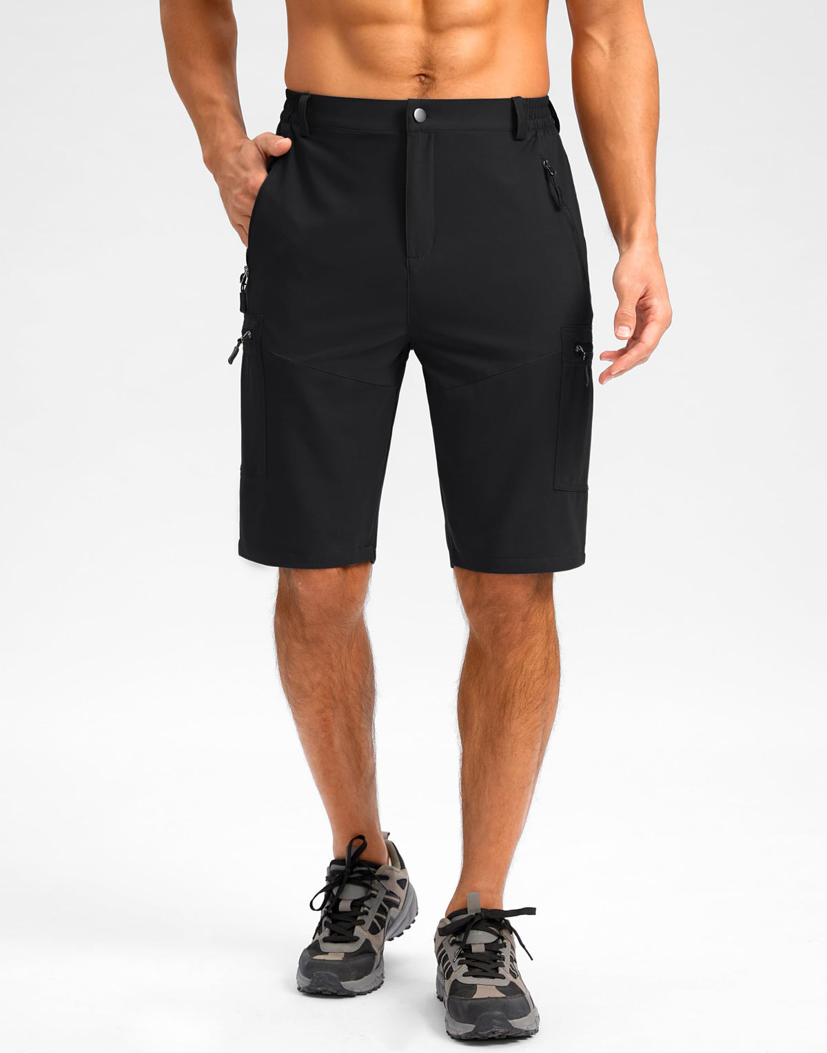 Pudolla Men s Hiking Cargo Shorts 9 7 11 Lightweight Outdoor - Pudolla Official Imagery - 3