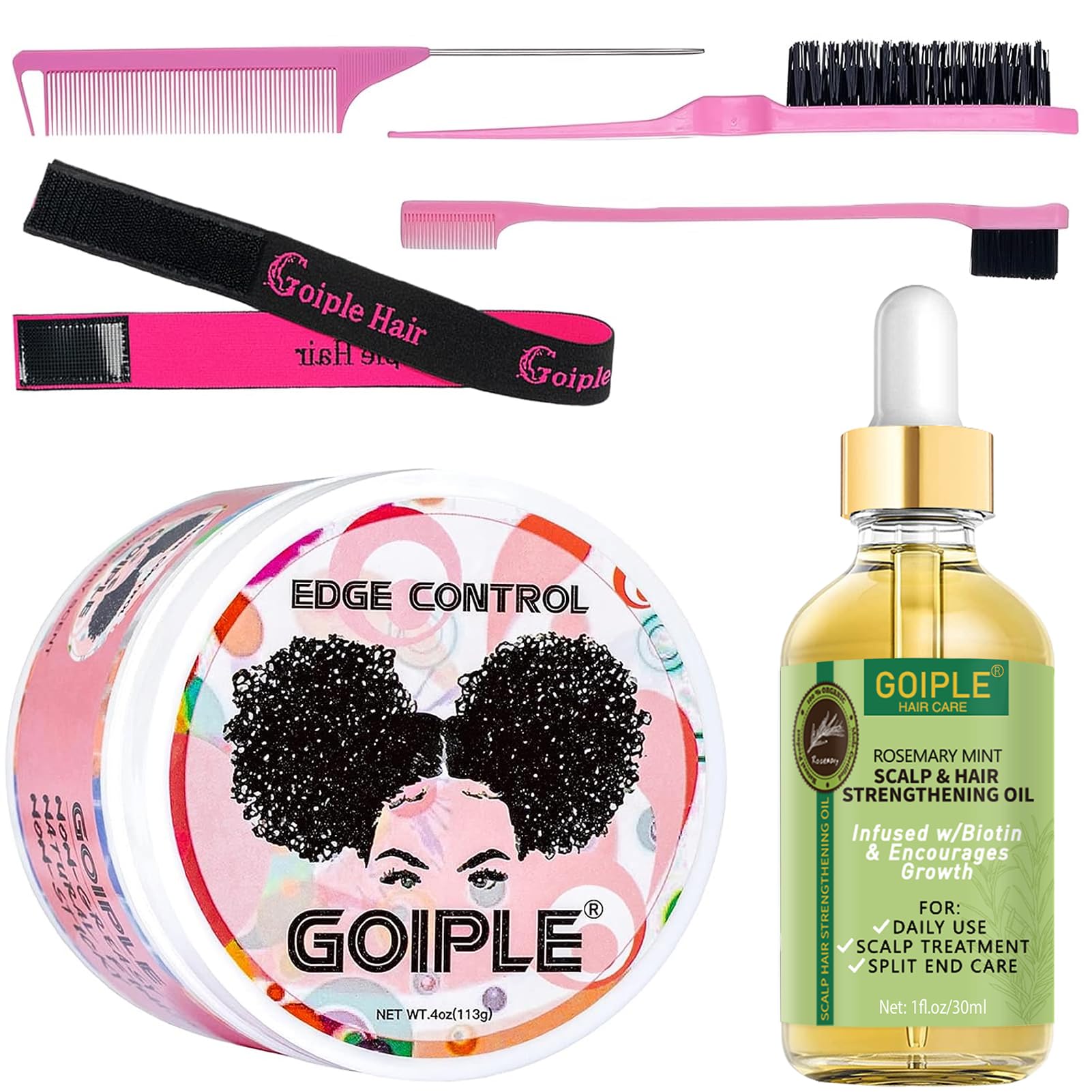 WOZUTUNT Edge Control Wax, Hair Styling Product, Strong Hold Non - greasy Edge - WOZUTUNT Official Product View 2
