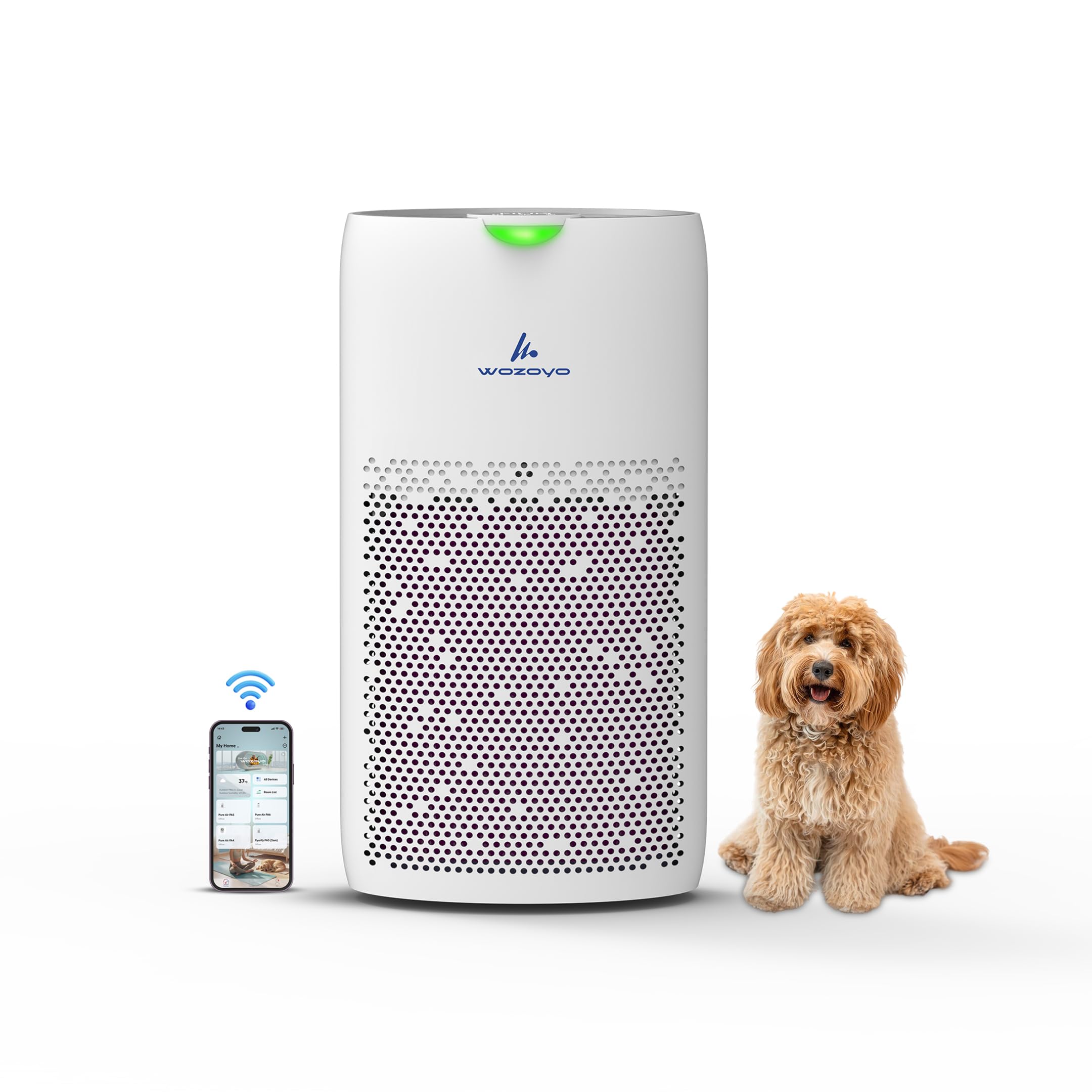 Pure Air PA1 Wozoyo Air Purifier For Bedroom Home, Office, Deskto - Wozoyo Official Product View 10