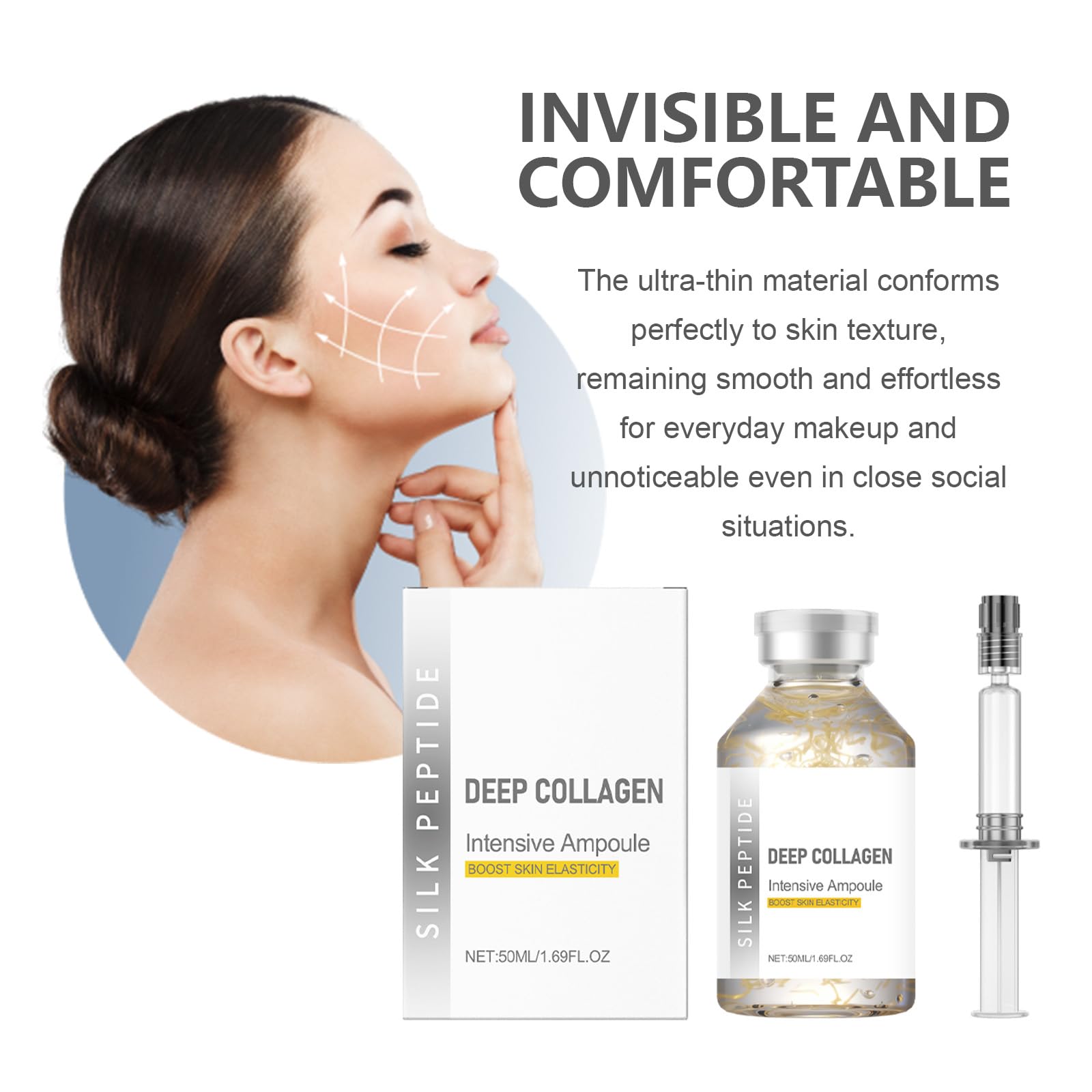 Silk Peptide Intensive Lifting Ampoule, Anti-Wrinkle Firming - MSKXUGSZ