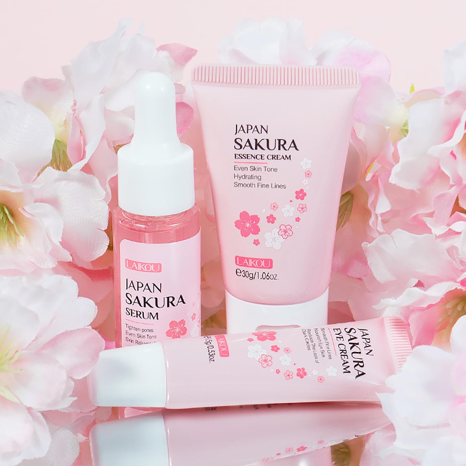 LAIKOU Skin Care Set JAPAN SAKURA Beauty Gift Sets Skin Care Kit - LAIKOU