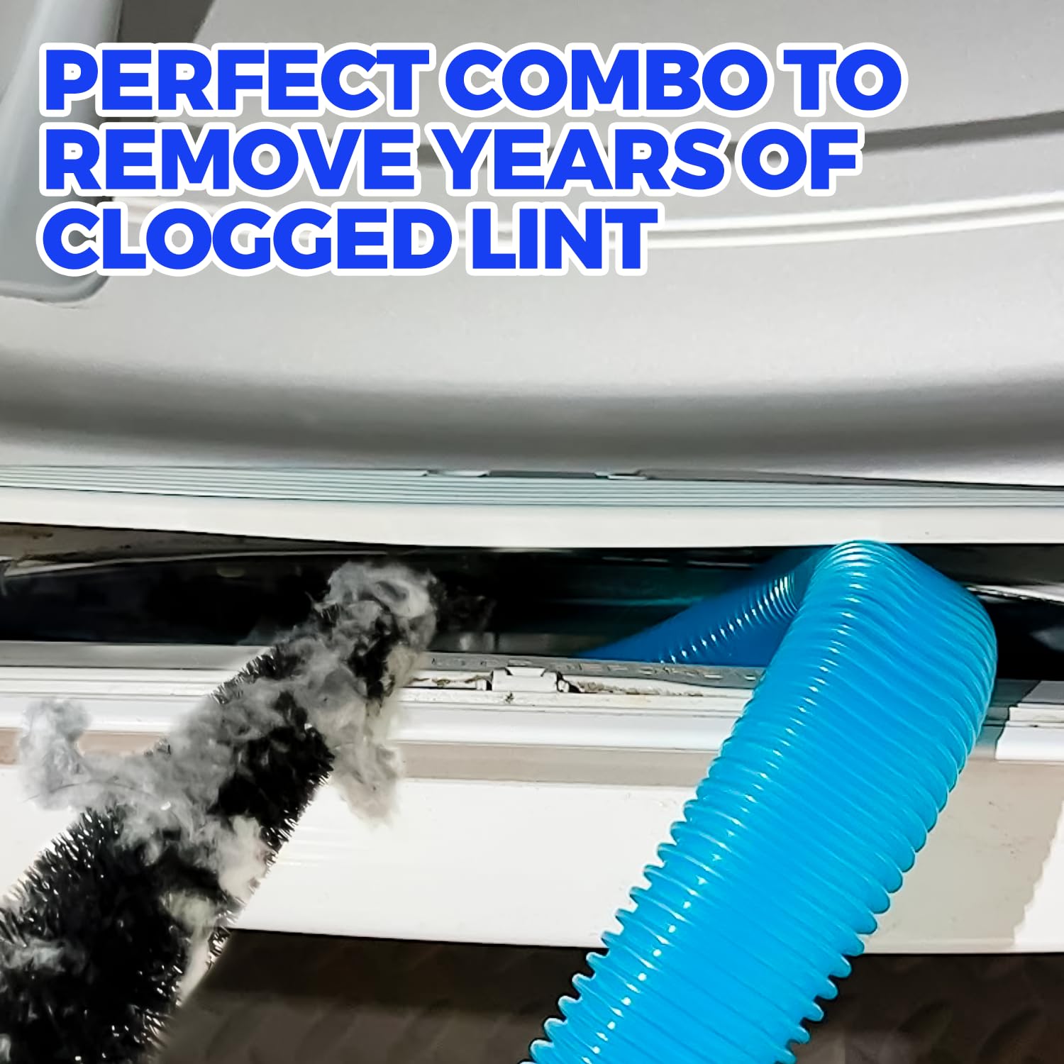 Holikme Dryer Vent Cleaner Kit 2Pack - Lint Vacuum Attachment & B - Holikme Official Product View 5