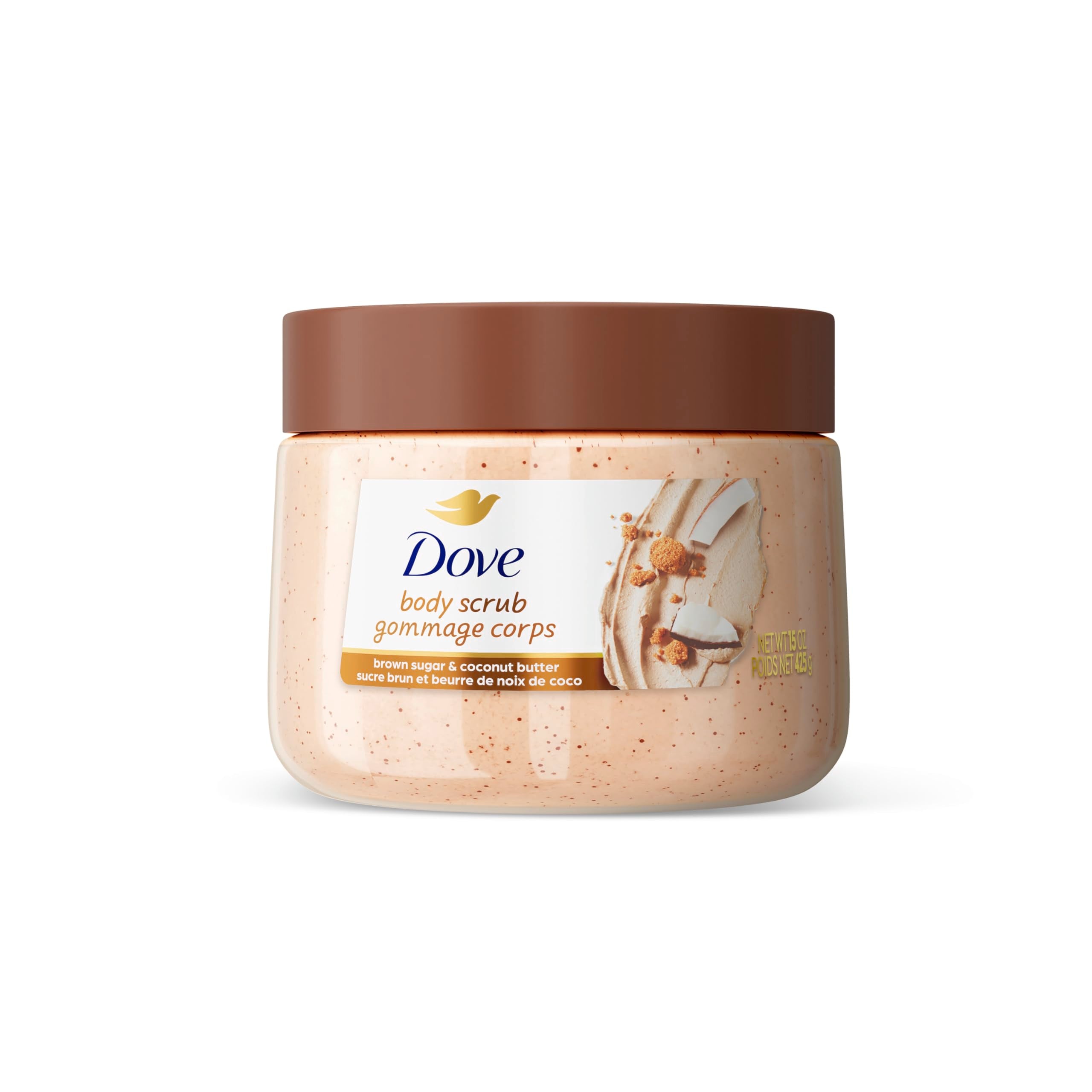 Elefair Tech Dove Brown Sugar and Coconut Butter Body Scrub Exfoliates and Deeply - Elefair Tech Official Product View 2