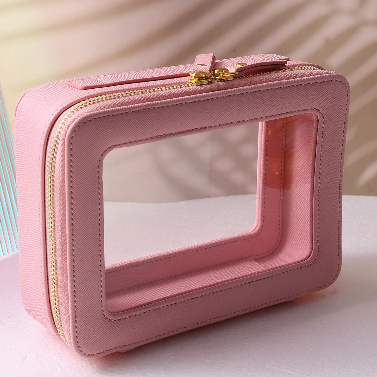 SANHECUN Toiletry bag waterproof cosmetic organizer with - SANHECUN Official Imagery - 4