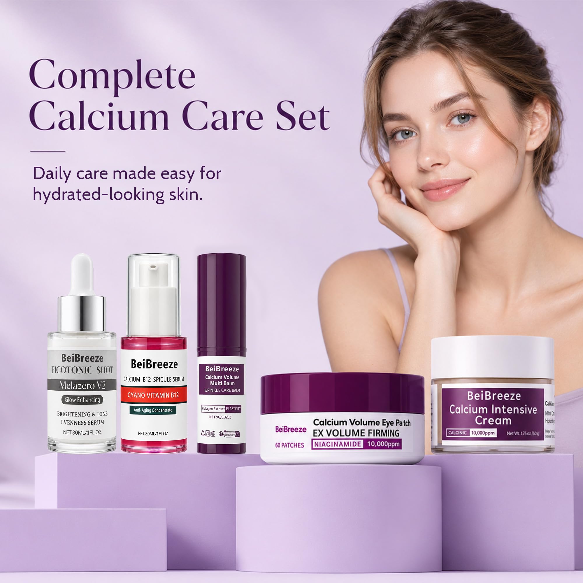 Face Care Set – Daily Moisturizing Facial Kit for Smooth, - BeiBreeze