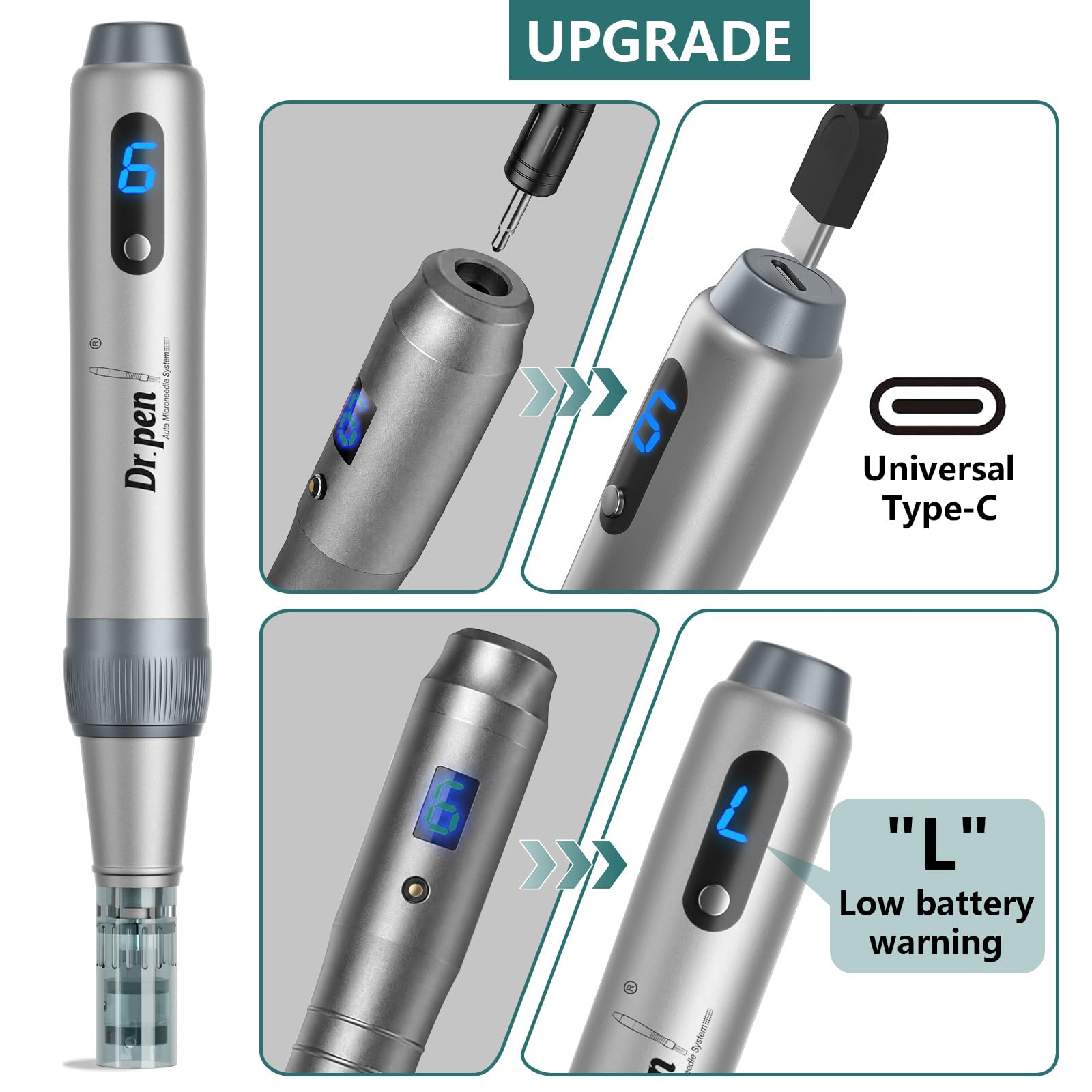 Dr pen M7S Microneedling Pen Microneedle Roller Pen 0 25mm - FLINKYE Official Imagery - 4