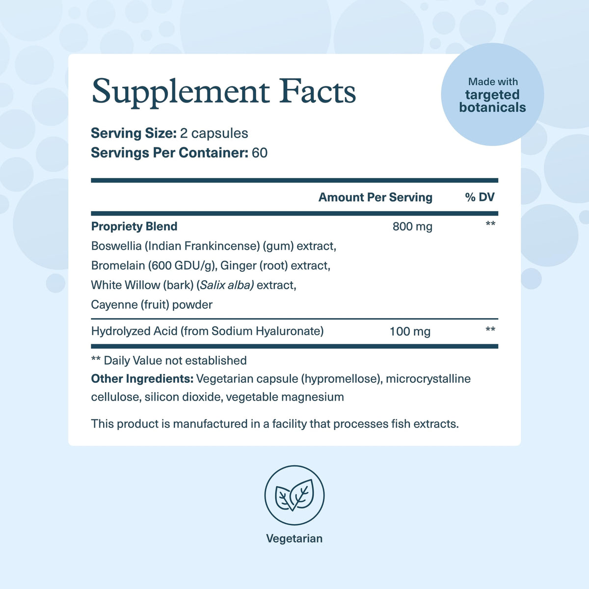 Youtheory Hyaluronic Acid Advanced Formula 120 Vegetarian - Youtheory Official Imagery - 3