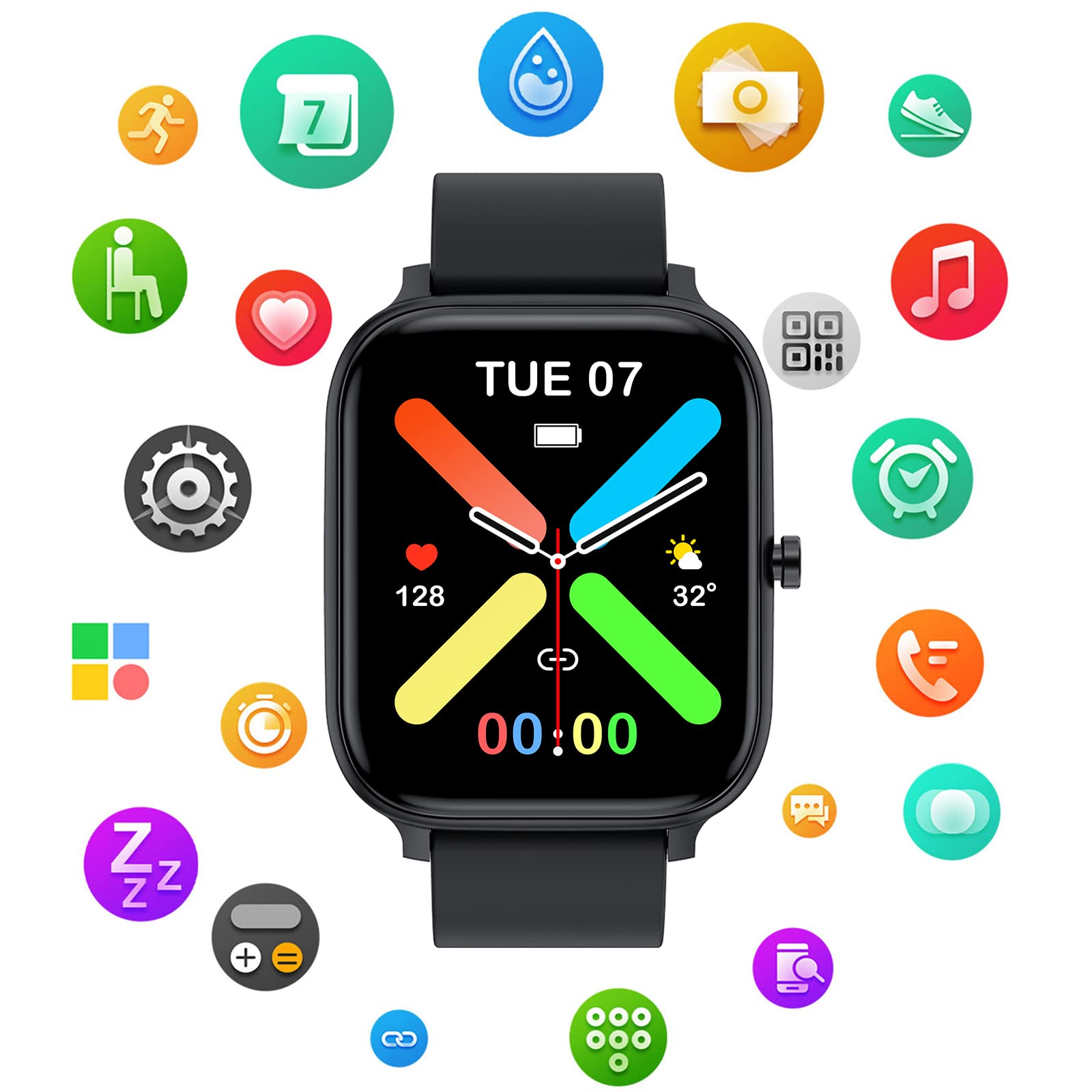 TORJALPH Smart Watch for Men Women Compatible with iPhone Samsung Andr - View 8