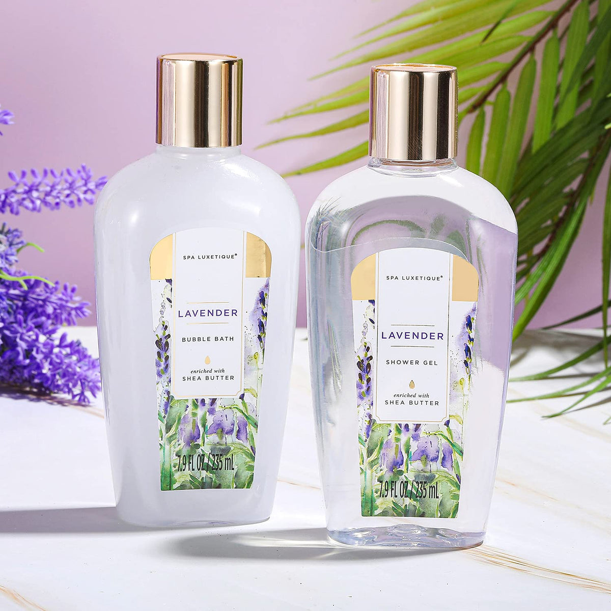 Spa Luxetique Spa Gift Baskets for Women 12 Pcs Lavender - spa luxetique Official Imagery - 4