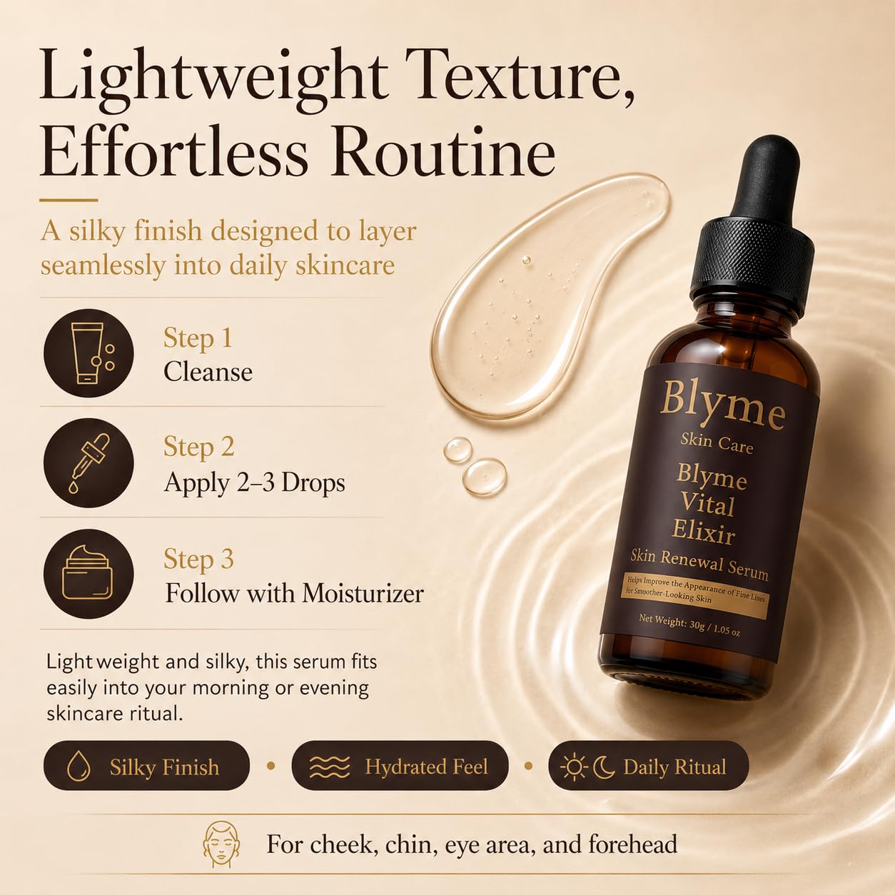 DFTLUUE Blyme Prime Elixir, with Peptide, Hyaluronic Acid and Retinol, Help - DFTLUUE Official Product View 8
