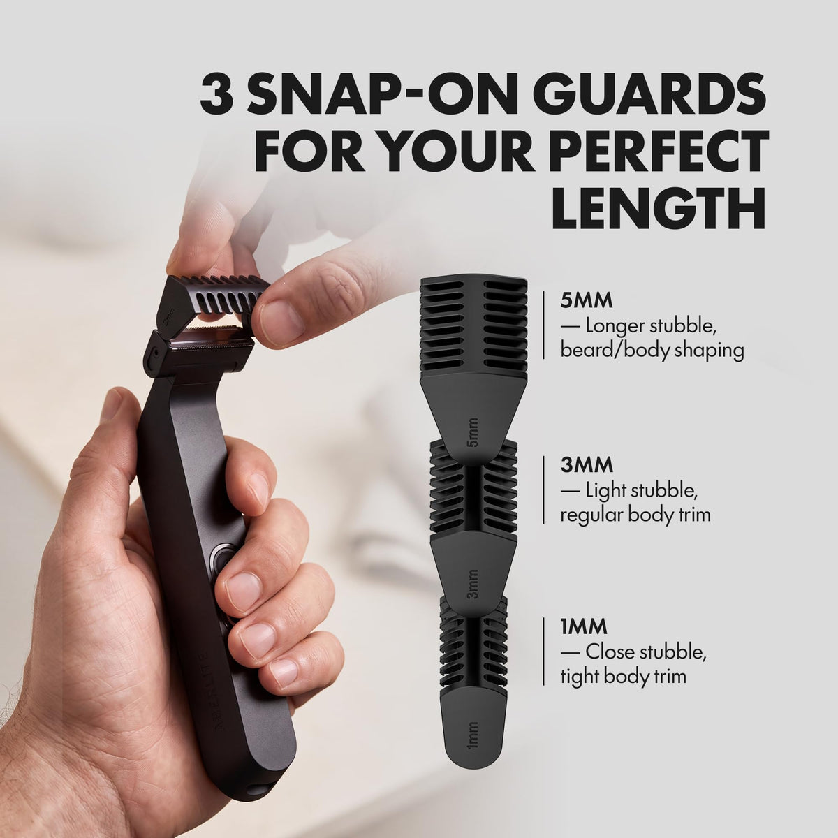 Aberlite Flex Groin Body Trimmer for Men Cordless Ball - Aberlite Official Imagery - 4