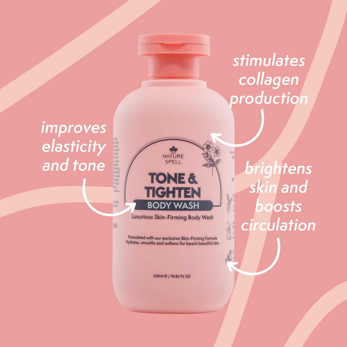 Nature Spell Tone Tighten Body Care Gift Set for Women Vegan - Nature Spell Official Imagery - 5