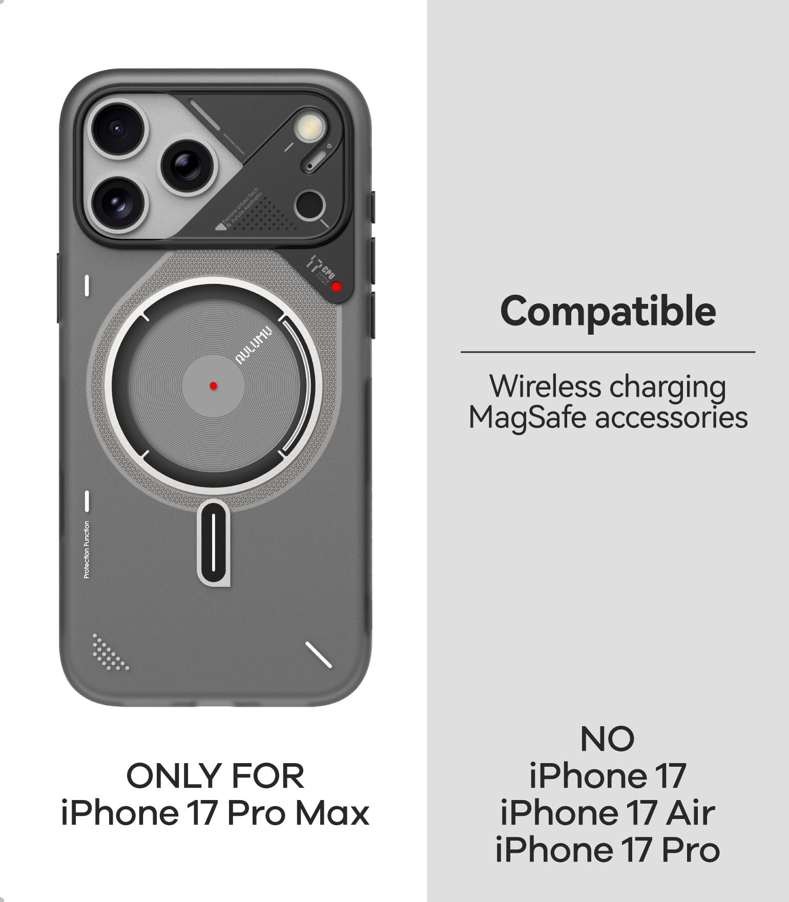 Aulumu A17 iPhone 17 Pro Max Magnetic Thermal Case - Aulumu Official Imagery - 3