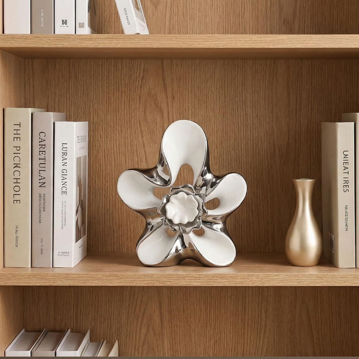 Ceramic Statue Home Decor Aesthetic Abstract Flower - Dneuoir Official Imagery - 6