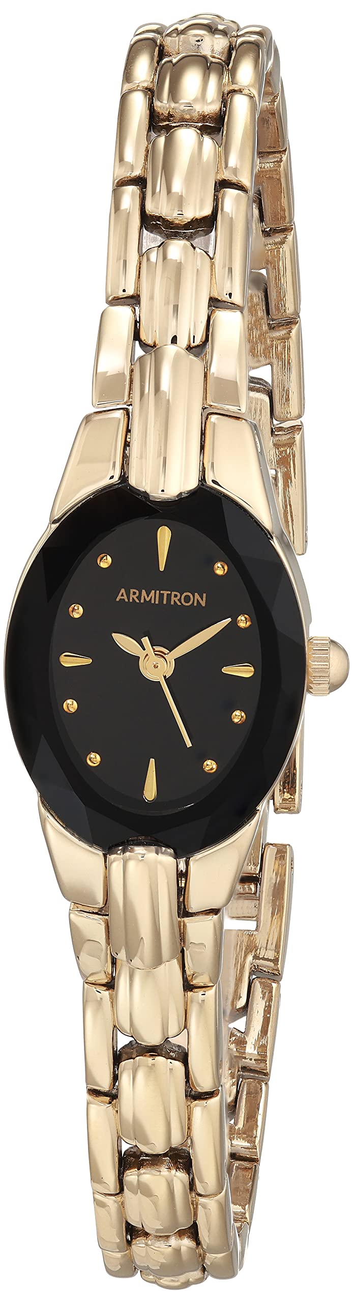 Armitron Women's Oval Faceted Crystal Bracelet Watch - Product Imagery