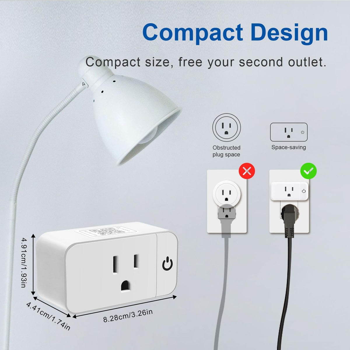 Matter Smart Plug 15A HomeKit Siri Alexa Google 2 4G ETL FCC - junlit Official Imagery - 8