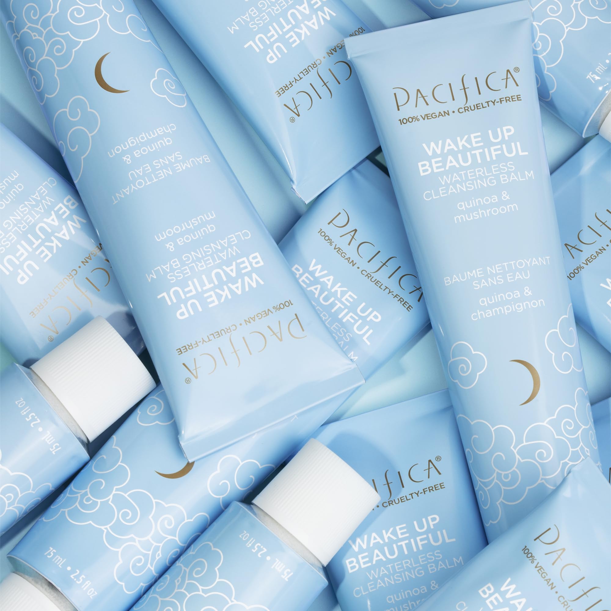 Pacifica Wake Up Beautiful Cleansing Balm & Makeup Remover - 2-in-1 Waterless Face Cleanser for Dry & Sensitive Skin, Hydrating No-Rinse Balm Dissolves Stubborn Makeup, 2.5oz - Pacifica Official Product View 9