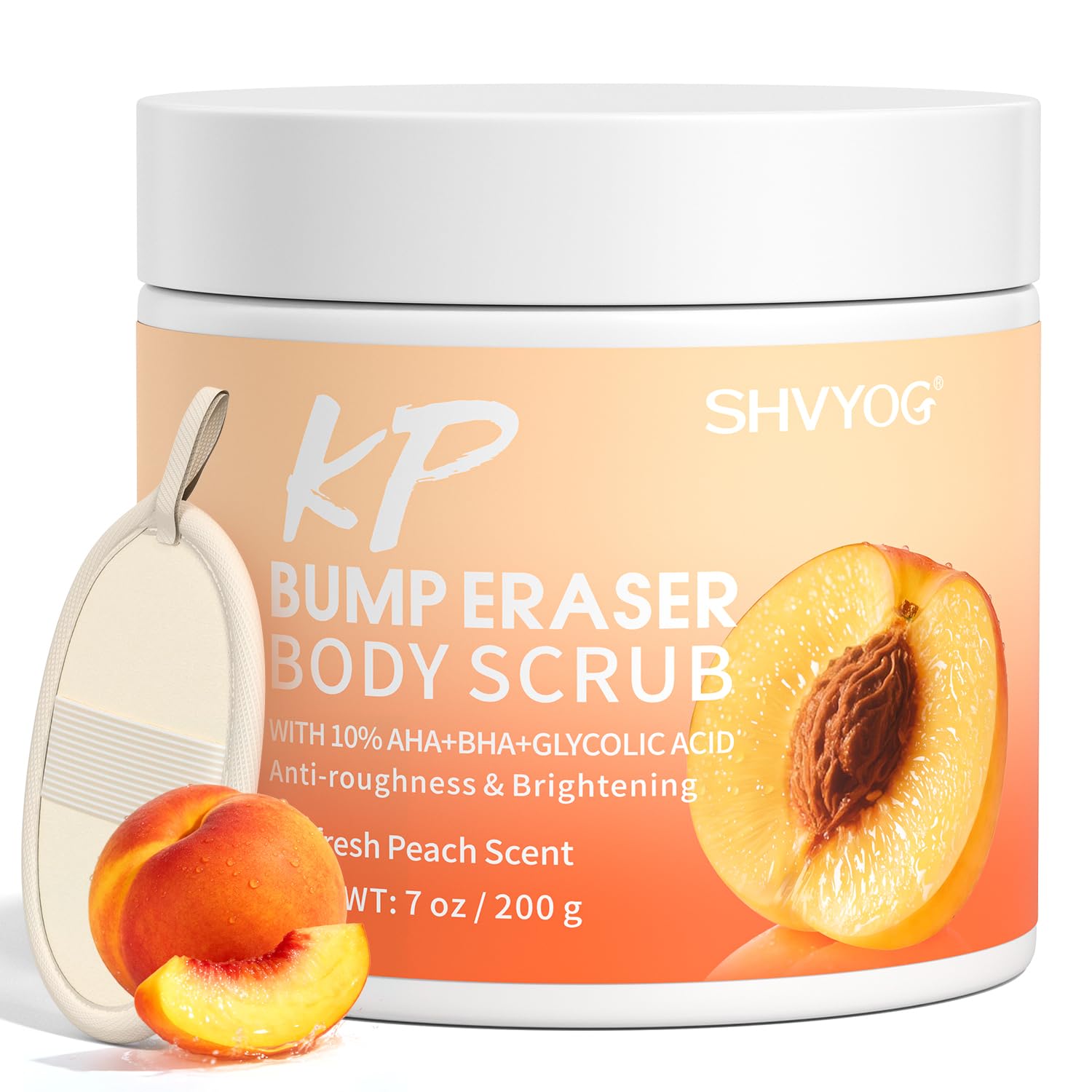 SHVYOG KP Bump Eraser Body Scrub with 10% AHA+BHA & Glycolic Acid, Exfoliating - SHVYOG Official Product View 2
