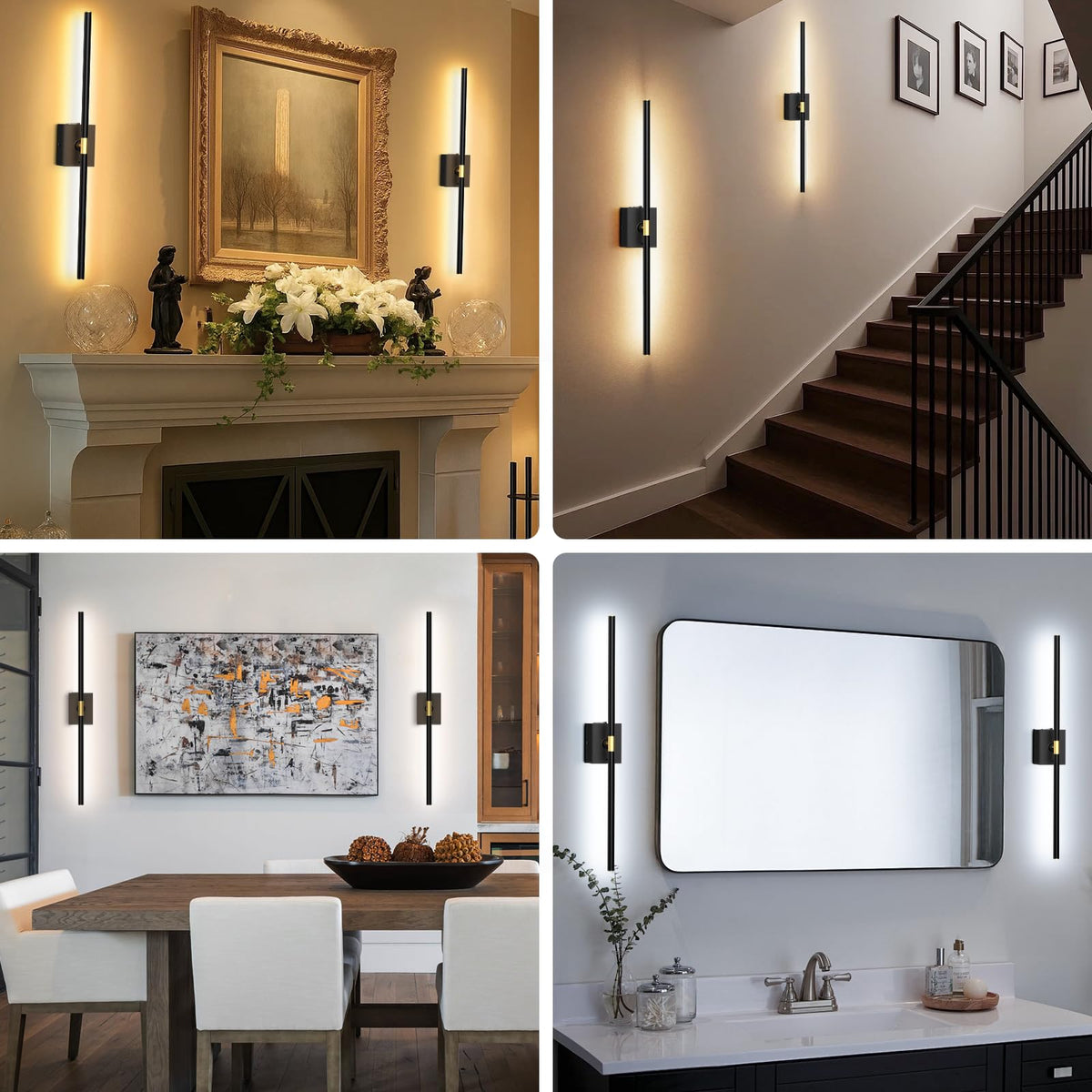 Eneru Battery Operated Wall Sconces Set of 2 Rechargeable - Eneru Official Imagery - 6