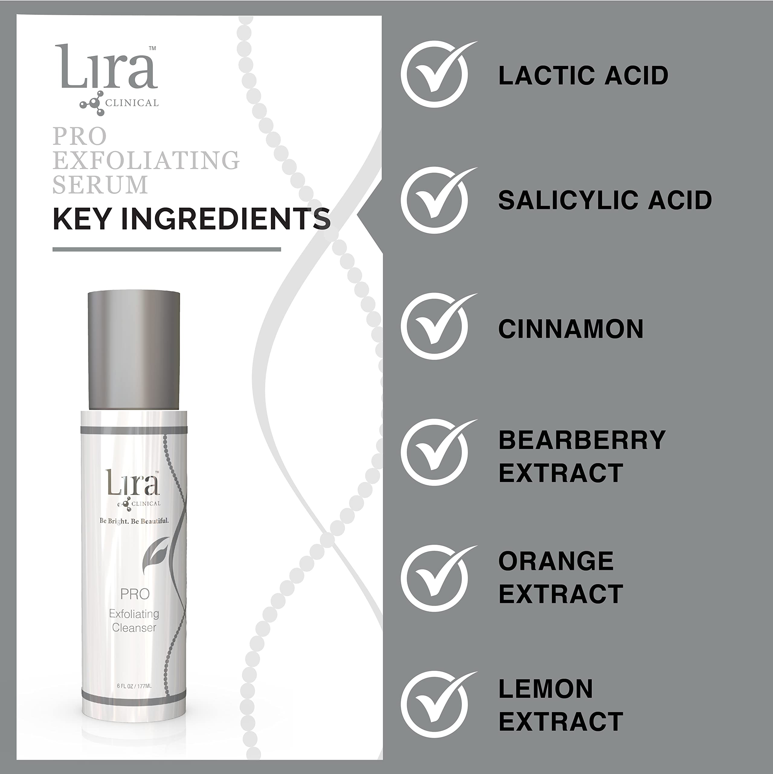 Lira Clinical PRO Exfoliating Cleanser with Salicylic Lactic - Lira Clinical Official Imagery - 5