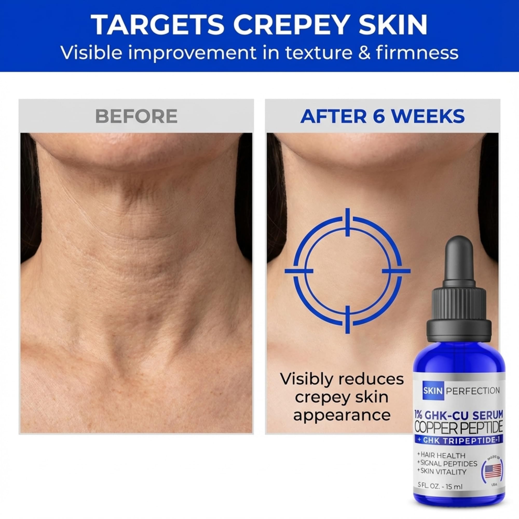 Skin Perfection 1% GHK - Cu Copper Peptide Serum for Face & Hai - Skin Perfection Official Product View 4