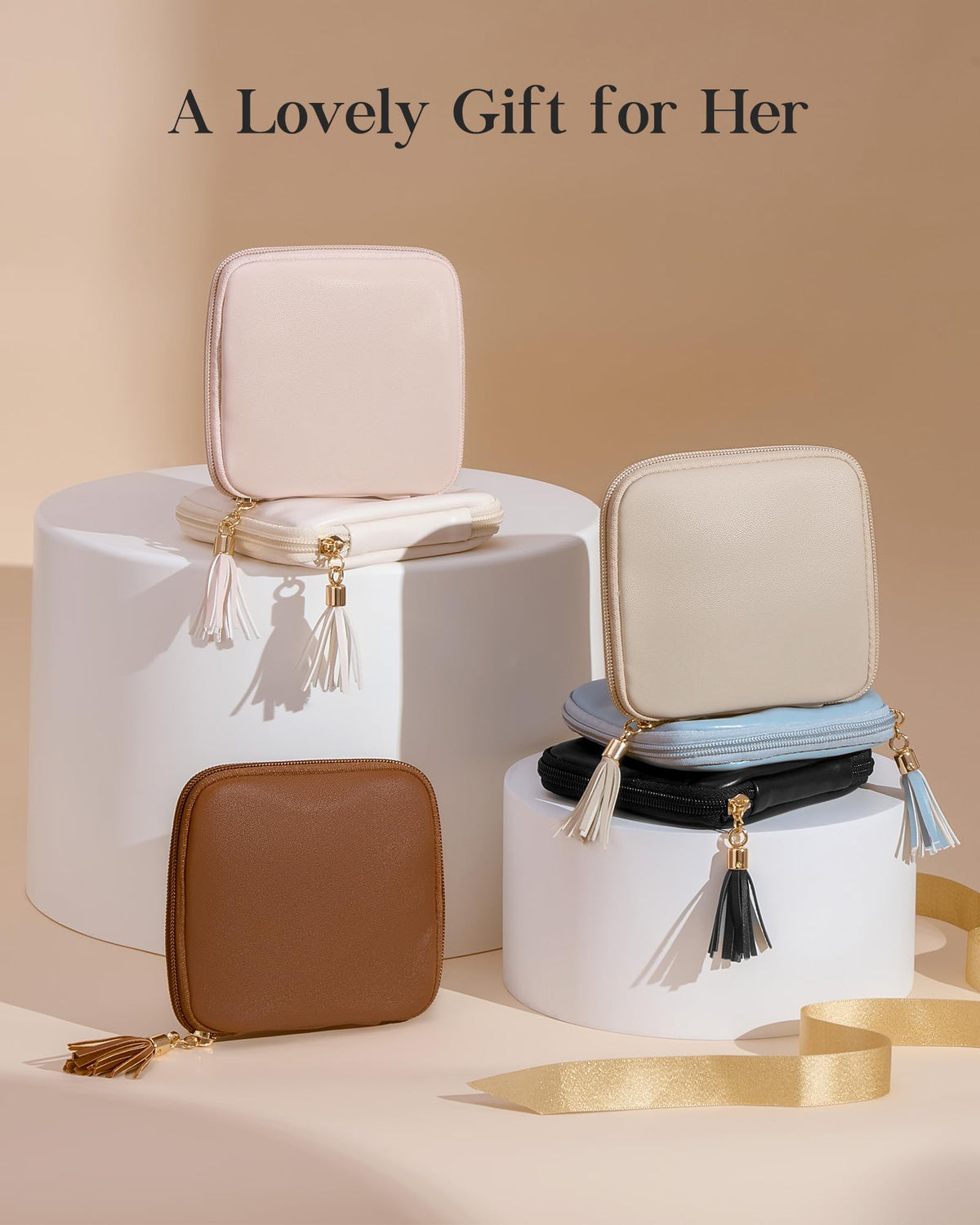 Lolalet Travel Jewelry Case Organizer Soft Jewellery Pouch - Lolalet Official Imagery - 3