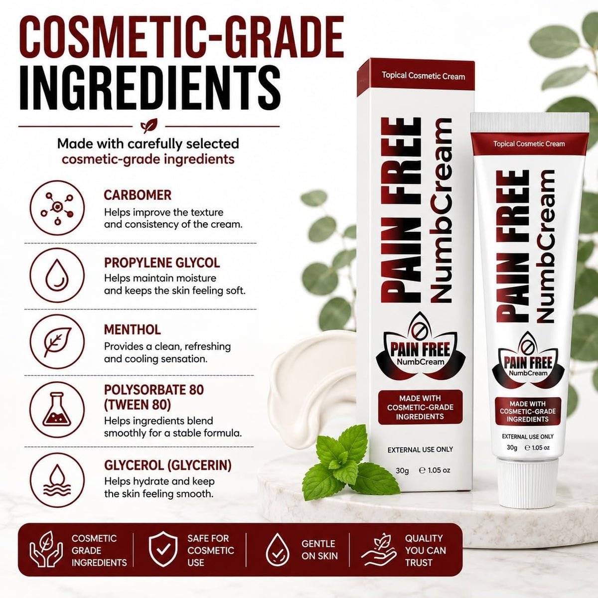 PainFree Moisturising Cream for Daily Skincare - Premium Selection Official Imagery - 8