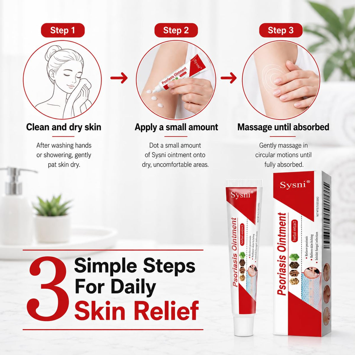 Herbal Moisturizing Cream Lightweight Botanical Formula for - Sysni Official Imagery - 6