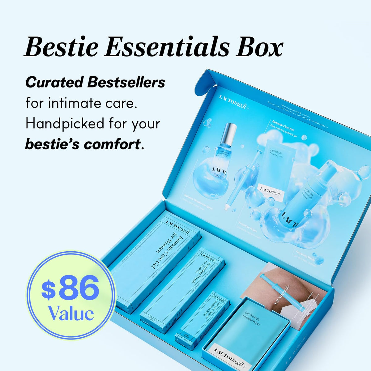 LACTOMEDI Bestie Box Intimate Care Kit pH Balanced Feminine - LACTOMEDI Official Imagery - 3