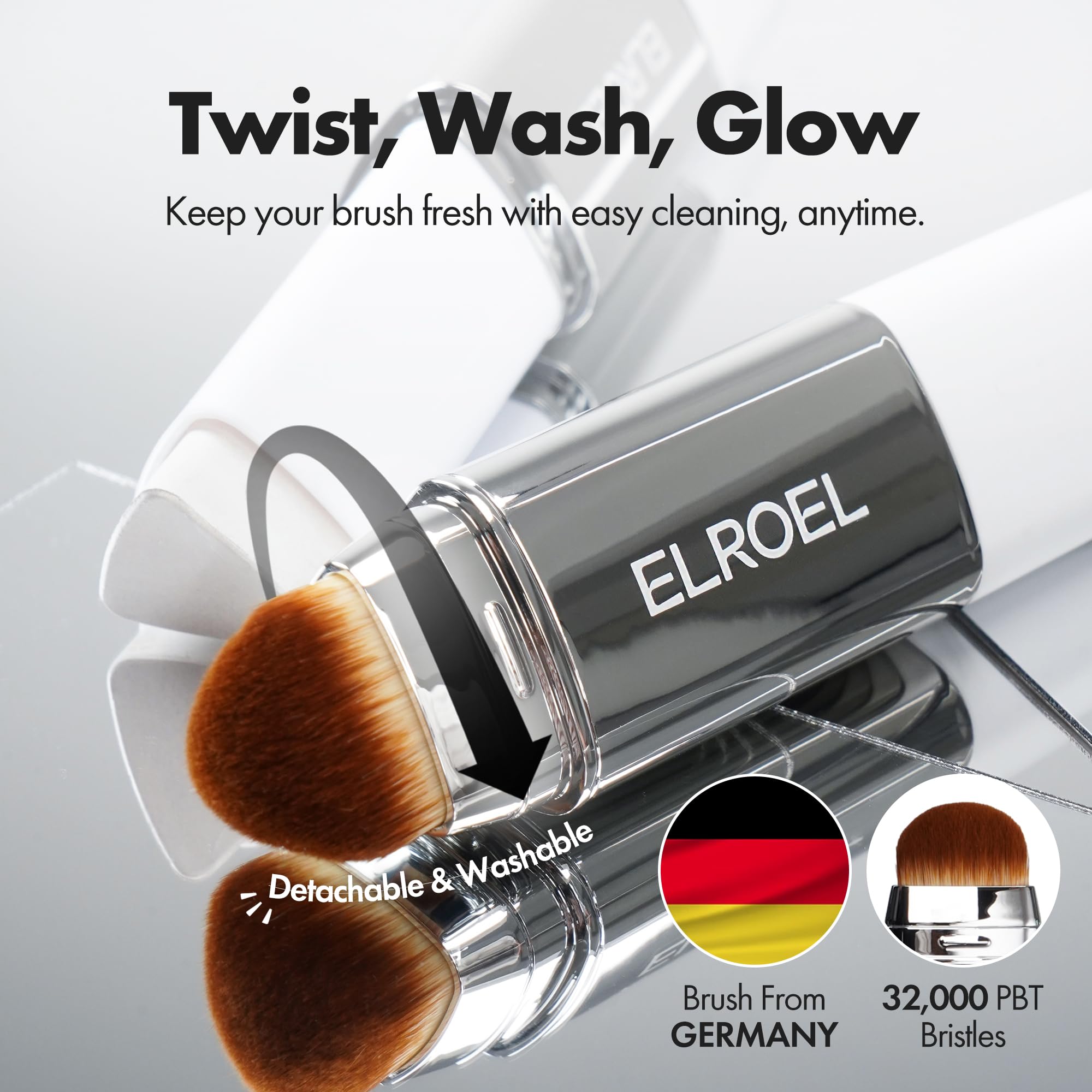 ELROEL Blanc Cover Cream Stick V White - Korean Foundation - View 7