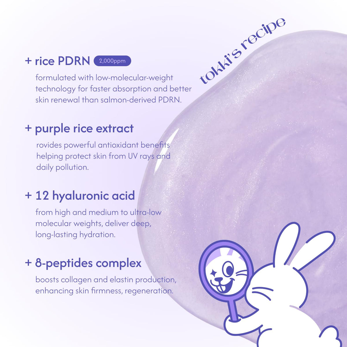 Purple Rice PDRN Aurora Mist 2 87 fl oz - tokki on the moon Official Imagery - 6