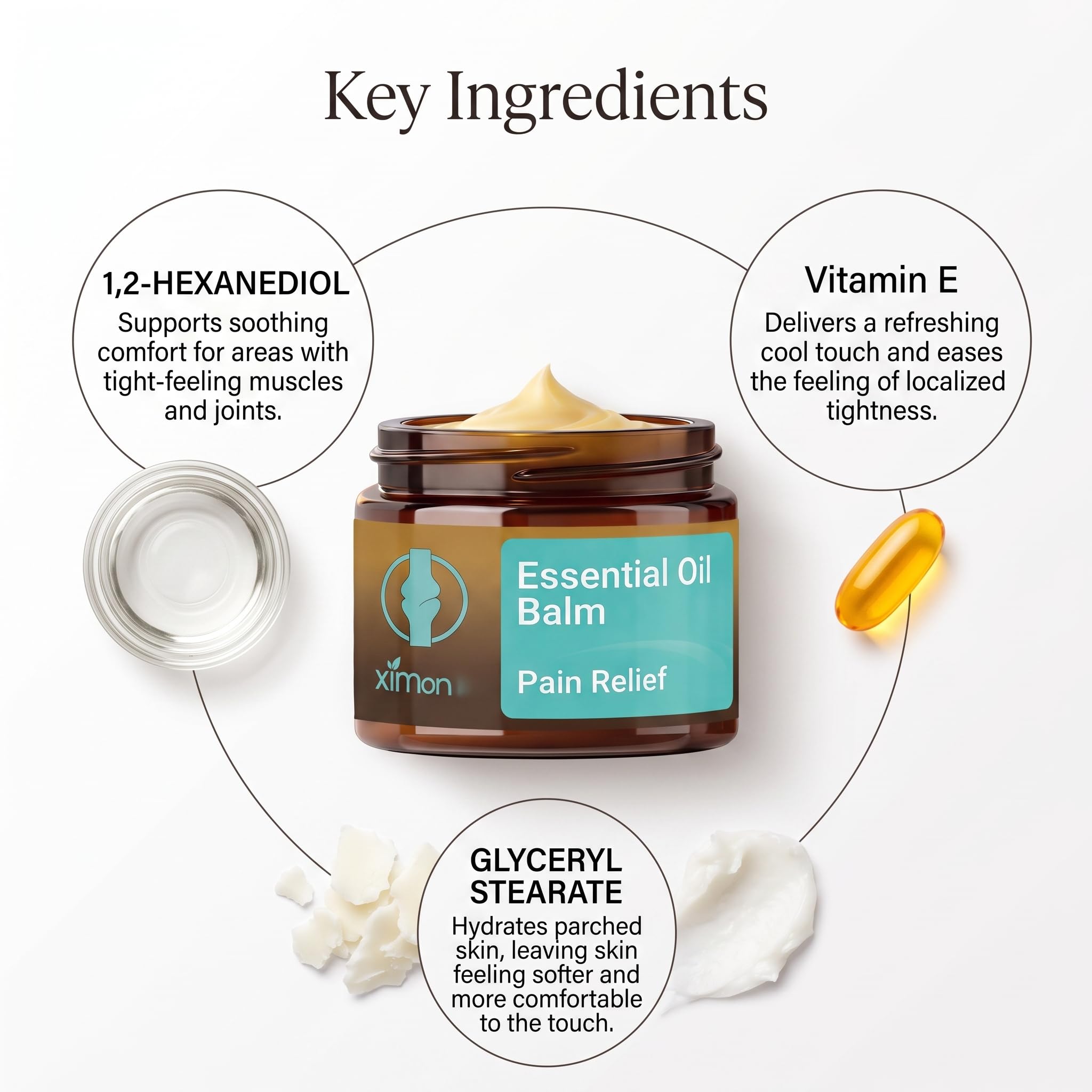 Frankincense Essential Oil Balm, Support Relief Muscle Joint Discomfort