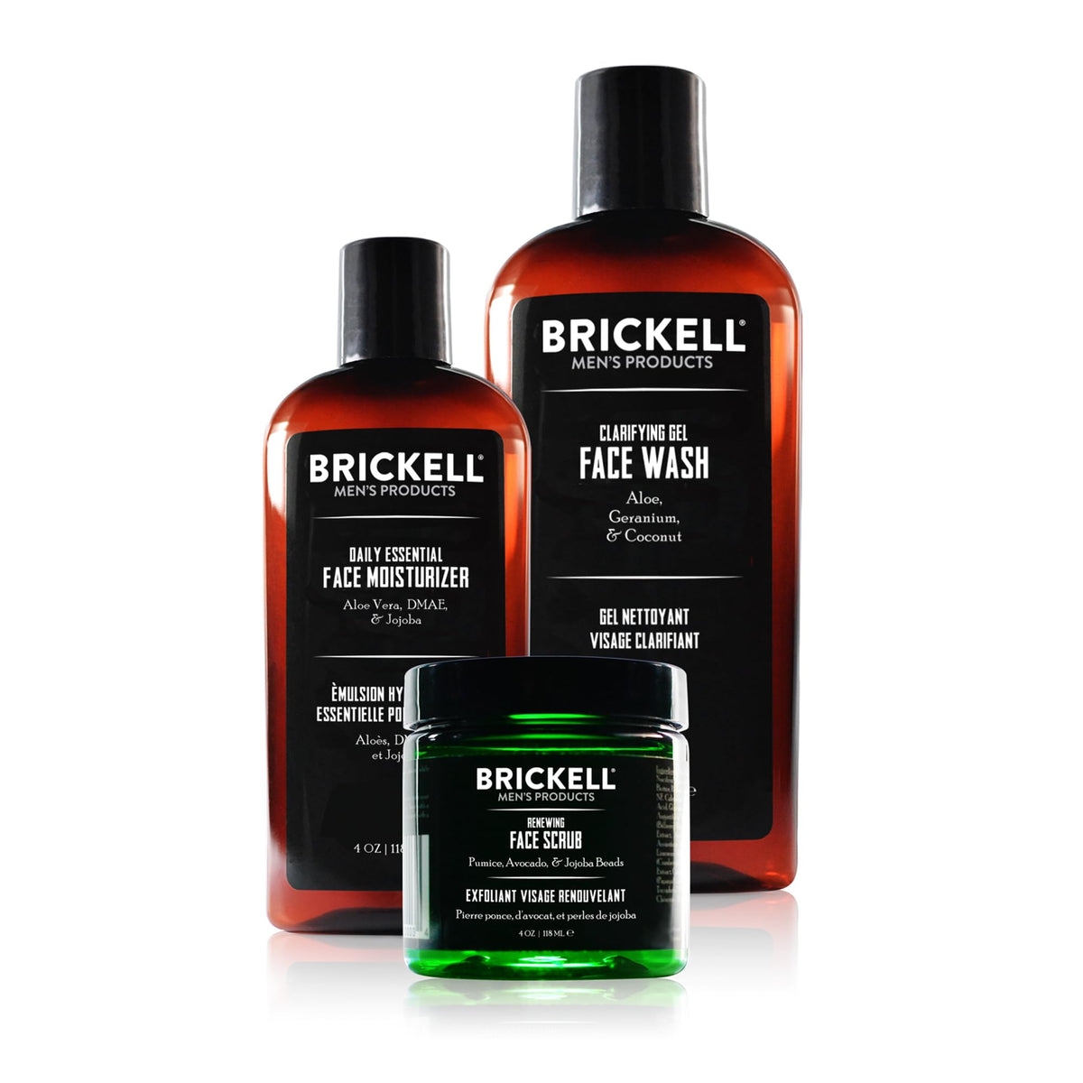 Brickell Men s Daily Advanced Face Care Routine I Gel Facial - Brickell Men's Products Official Imagery - 2