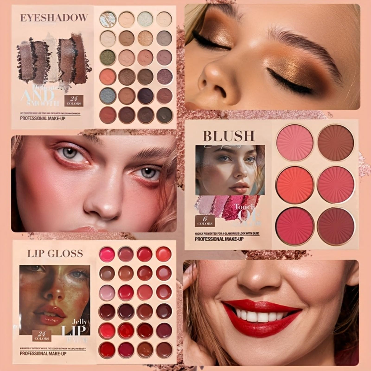 5 Layer Book Style Foldable Makeup Gift Set 24 Eyeshadow 24 - BrilliantDay Official Imagery - 7