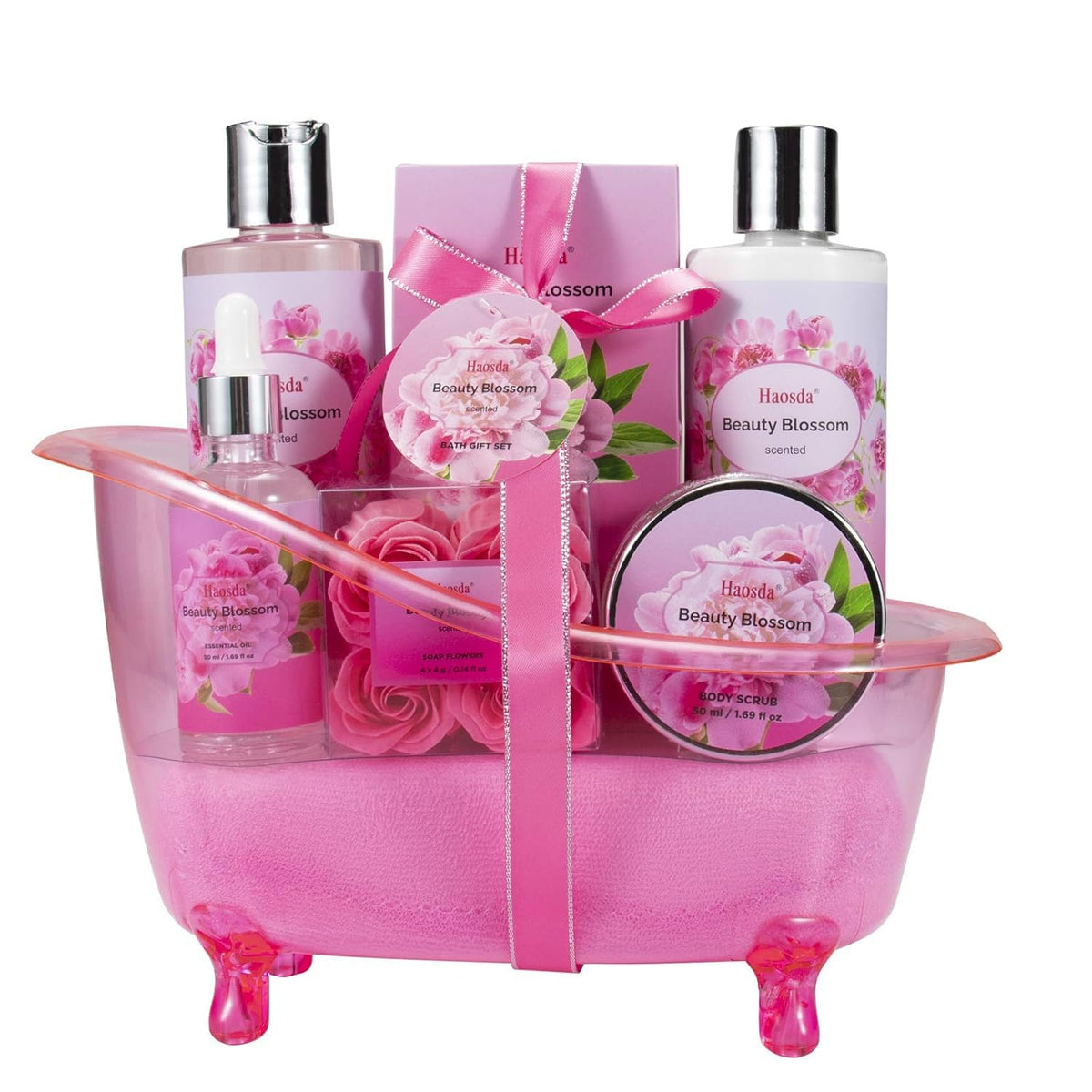 Bath Set Spa Gifts for Women Mothers Day Gifts Basket - Haosda Official Imagery - 2