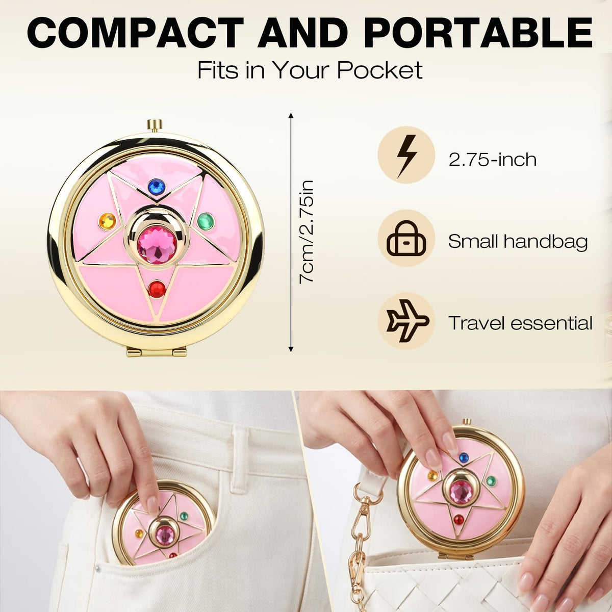 Anime Star Makeup Mirror Cute Japanese Style Portable - Saluaqui Official Imagery - 3
