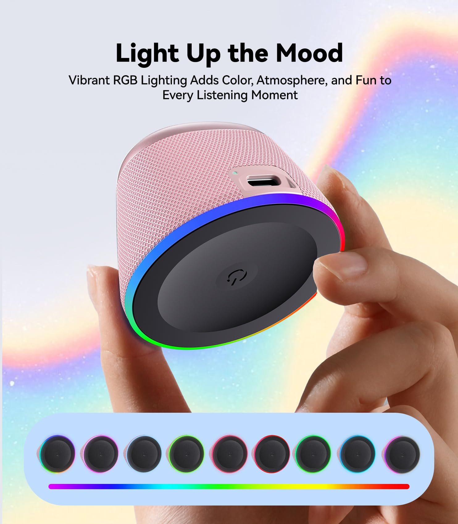 dbsono 2 in 1 Portable Magnetic Bluetooth Speaker, Phone Stand, R - dbsono Official Product View 8