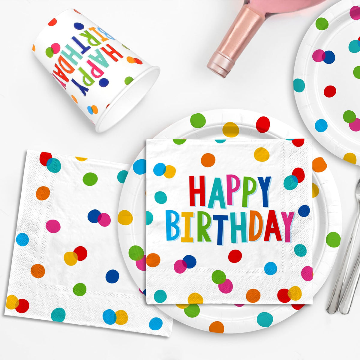 Happy Birthday Decorations Happy Birthday Party Supplies Set - Gatherfun Official Imagery - 5