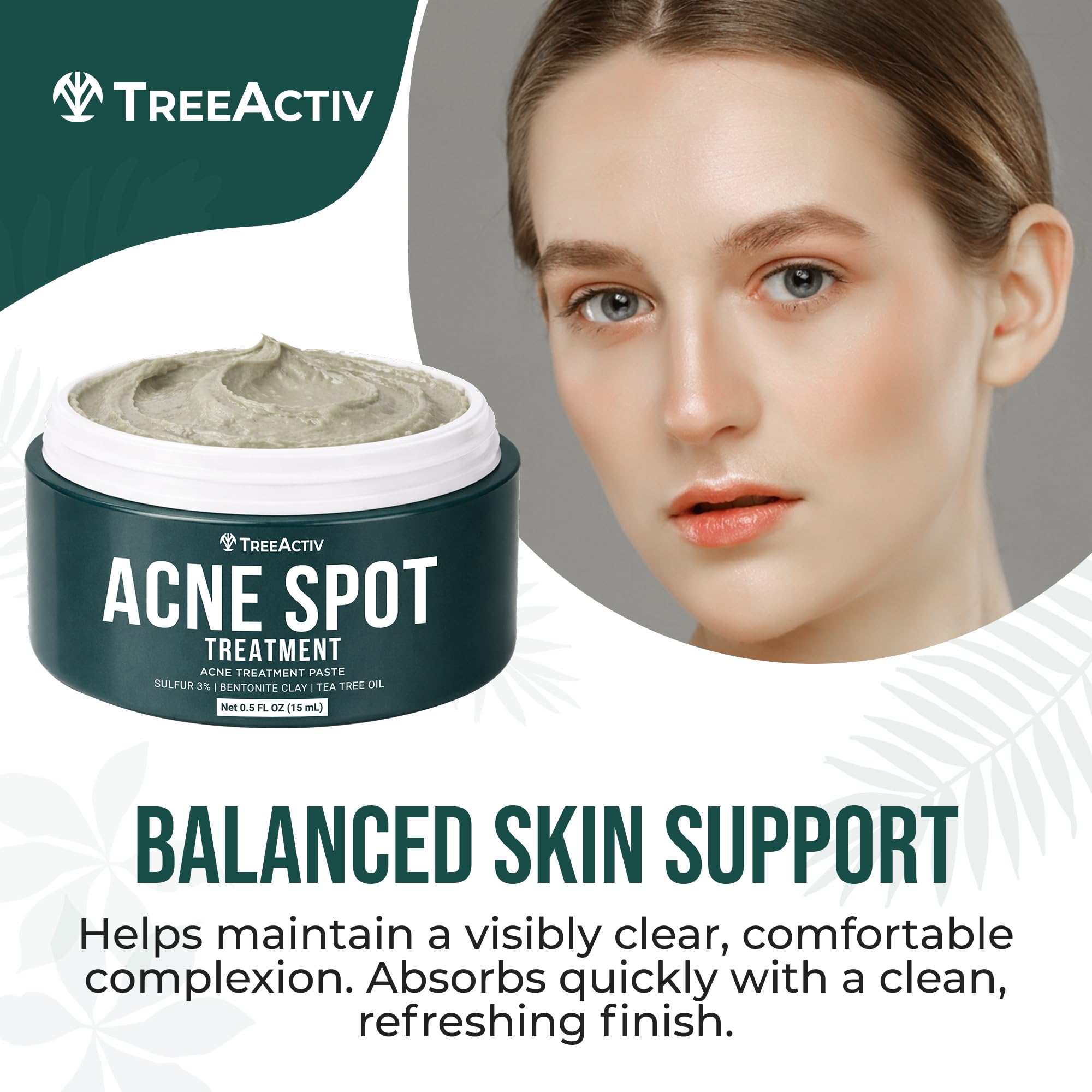 TreeActiv Cystic Acne Spot Treatment Hormonal Overnight - TreeActiv Official Imagery - 4