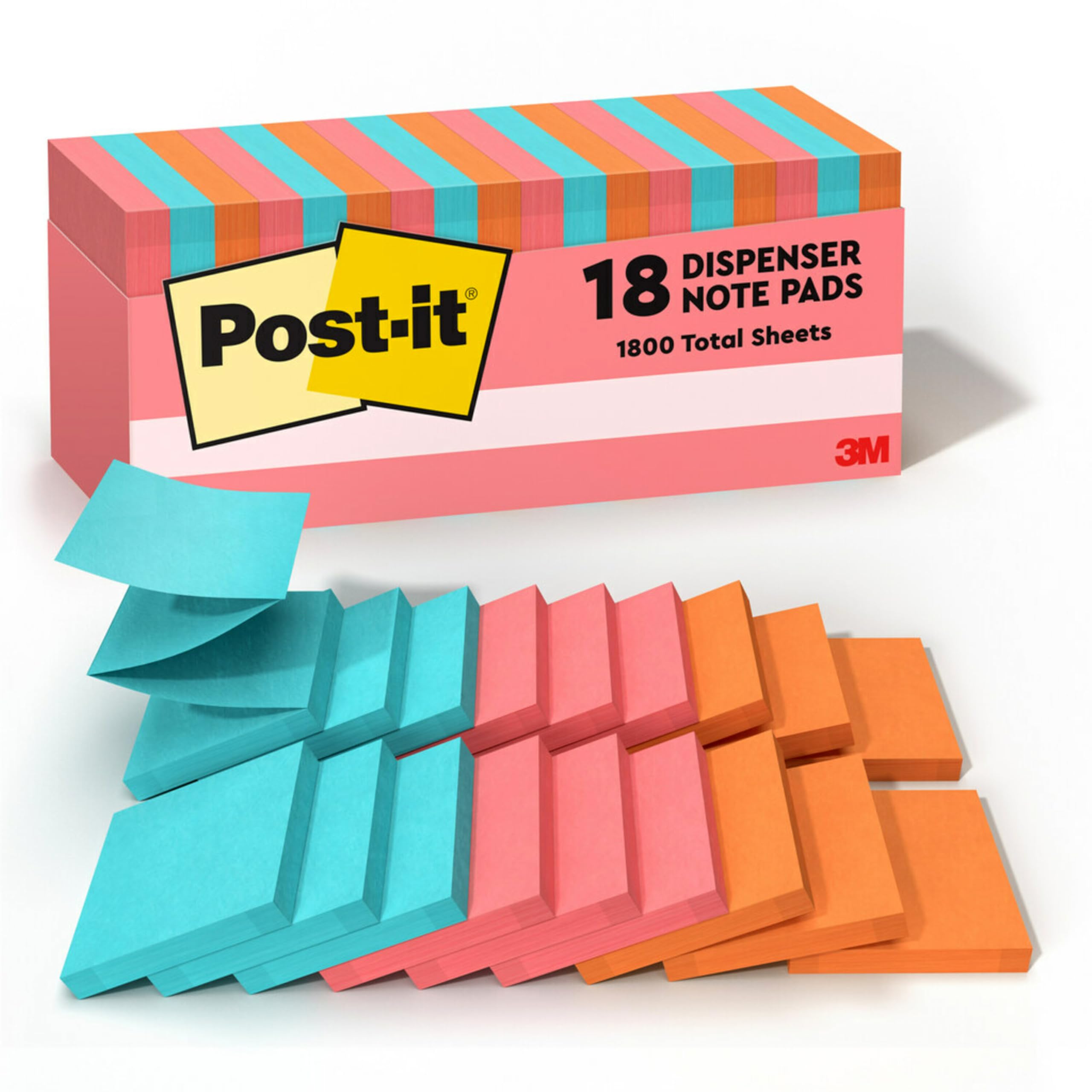 Post-it Pop-up Notes 3x3 Poptimistic 18 Pads 1800 Sheets