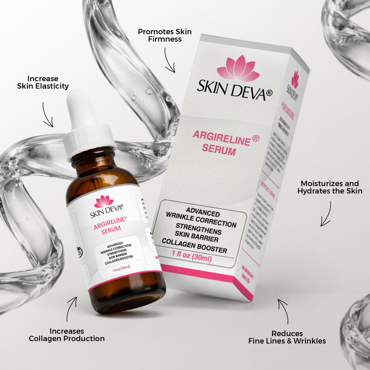 SKIN DEVA Youthful Glow Skincare Bundle Argireline Serum - SKIN DEVA Official Imagery - 3