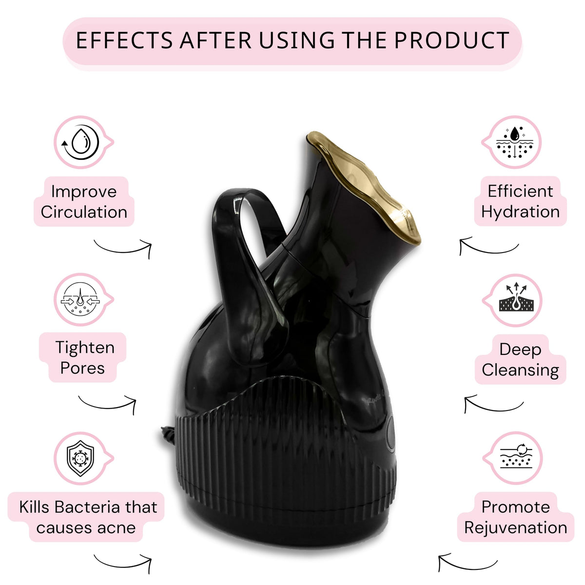 Rude Gal Beauty Facial Steamer for Deep Cleansing Humidifier - Rude Gal Beauty LLC. Official Imagery - 5
